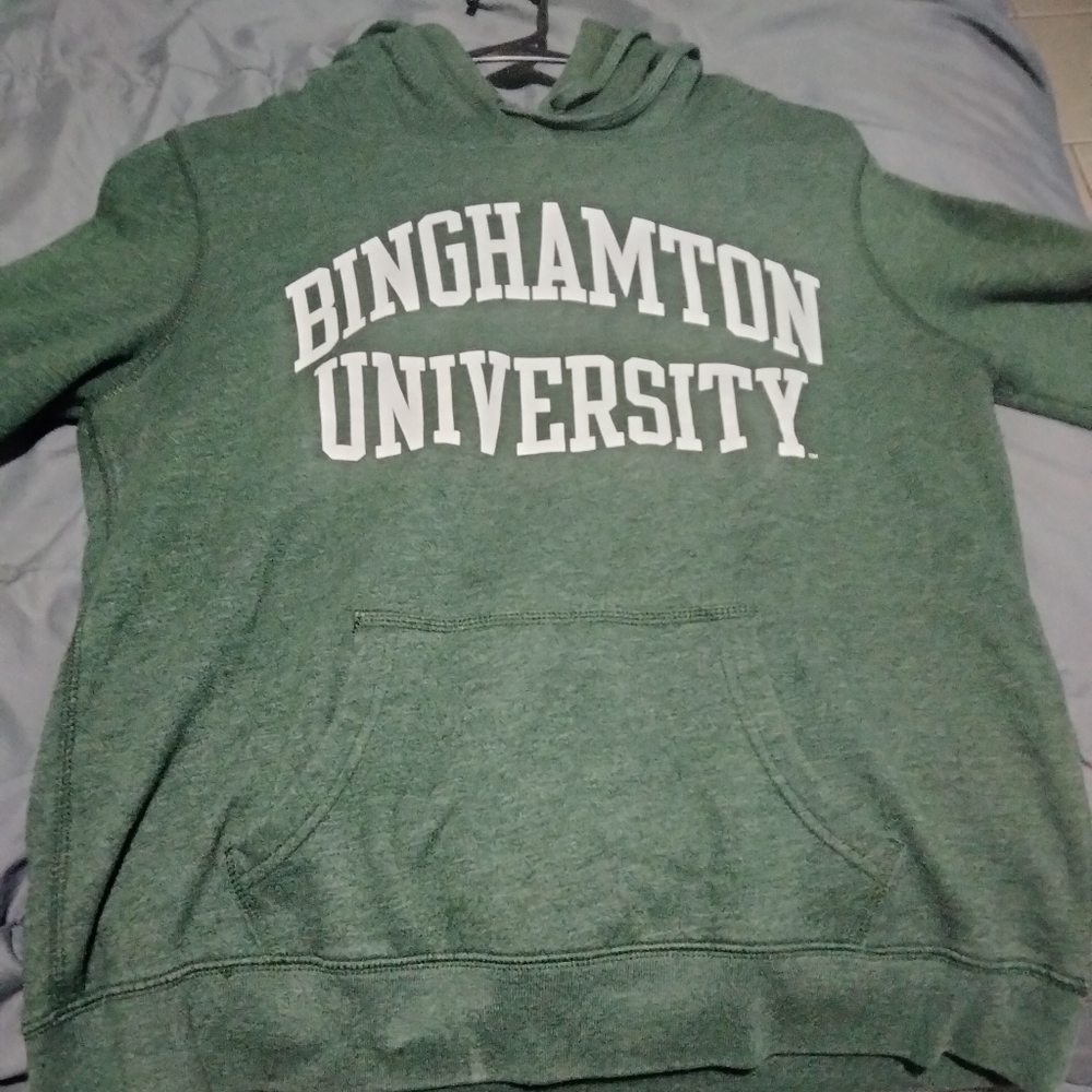 Green Bringhamton University Sweatshirt Brand: Redshirt Size: L